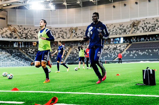 Philip Sparrdal Mantilla och Daniel Amartey