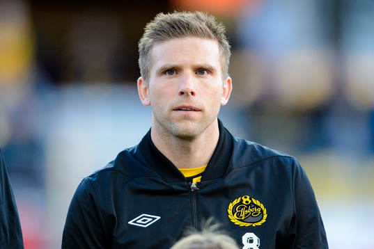 Elfsborgs Anders Svensson innan fotbollsmatchen i