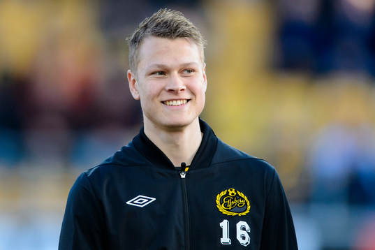 Elfsborgs Viktor Claesson innan fotbollsmatchen i
