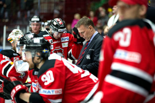 Malmö Redhawks tränaren Mats Lusth