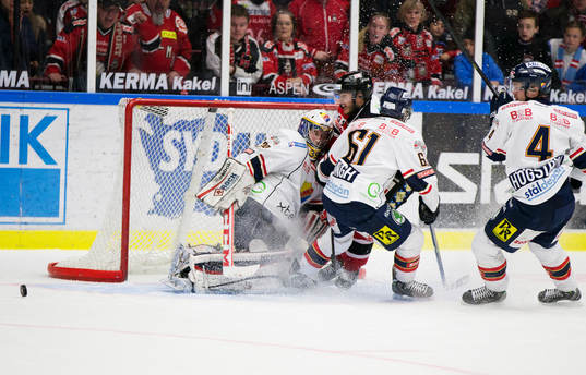 Malmö Redhawks Björn Svensson och Djurgårdens Adam