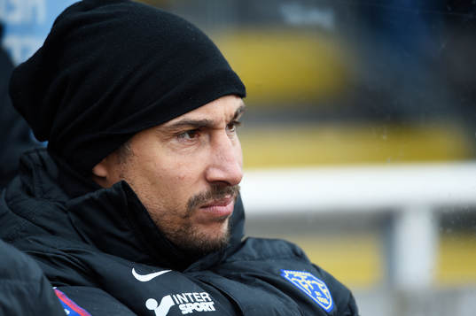 Falkenbergs tränare Henrik Larsson