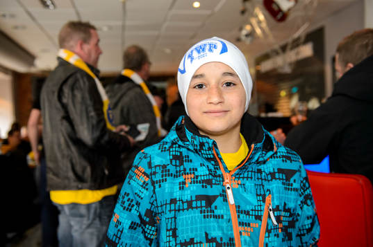 En ung supporter