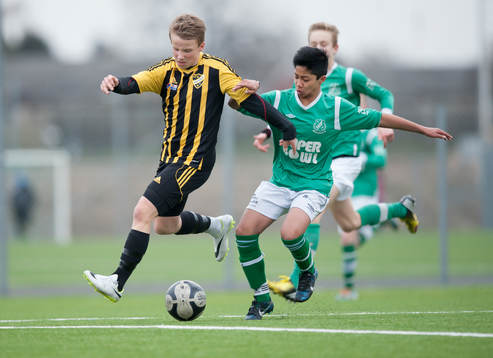 IFK Hässleholms Amel Crnalic  i DM-matchen för pojkar