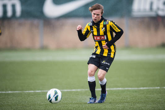 Häckens Adam Andersson i fotbollsmatchen mellan BK Häcken