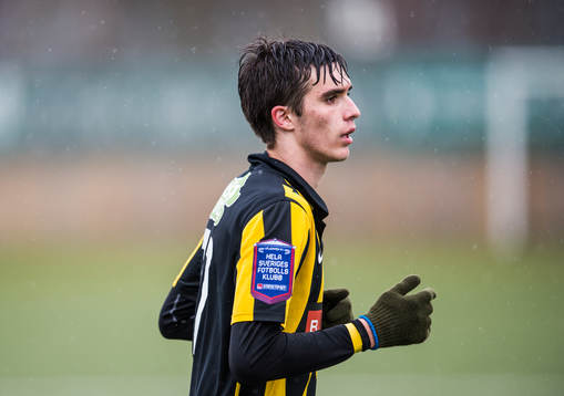 Häckens Egzon Binak i fotbollsmatchen mellan BK Häcken