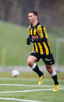 Häckens Robert Lipovac i fotbollsmatchen mellan BK Häcken