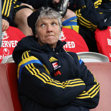 Sweden's manager Pia Sundhage