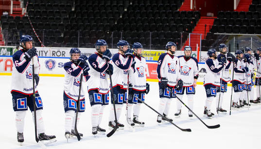 Linköpings spelare ser deppiga ut