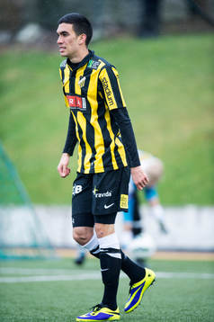 Häckens Daniel Krezic i fotbollsmatchen mellan BK Häcken