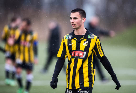 Häckens Robert Lipovac i fotbollsmatchen mellan BK Häcken