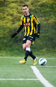 Häckens Robert Lipovac i fotbollsmatchen mellan BK Häcken