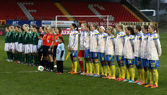 Sweden's and Northern Ireland's teams