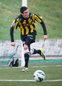 Häckens Daniel Krezic i fotbollsmatchen mellan BK Häcken