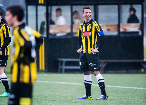 Häckens Petar Radmanovic i fotbollsmatchen mellan BK
