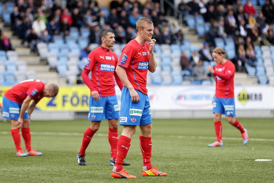 Helsingborgs spelare deppar