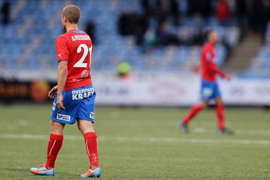 Helsingborgs Christoffer Andersson deppar