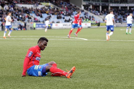 Helsingborgs David Accam deppar