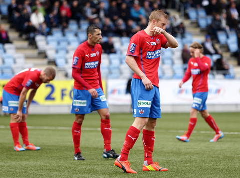 Helsingborgs spelare deppar