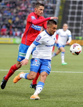Helsingborgs Loret Sadiku och Norrköpings Christopher Telo