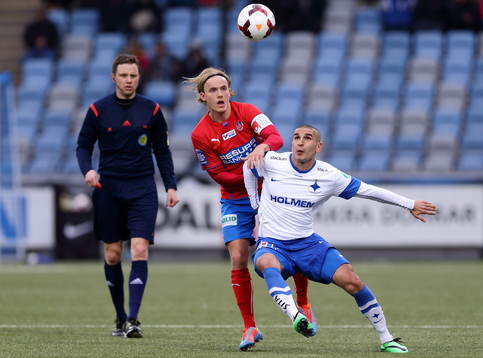 Norrköpings Rawez Lawan och Helsingborgs David Svensson