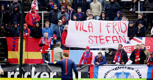 Manifestation av Helsingborgs supporters
