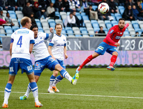 Skott av Helsingborgs Abdul Khalili