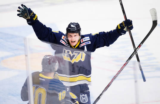 s Jimmie Jansson och Erik Andersson jublar