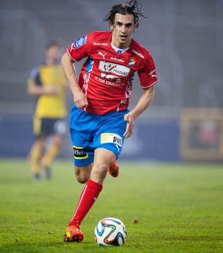 Östers Vlada Zlojutro i matchen i Superettan mellan