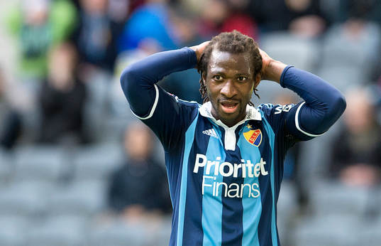 Djurgårdens Amadou Jawo deppar