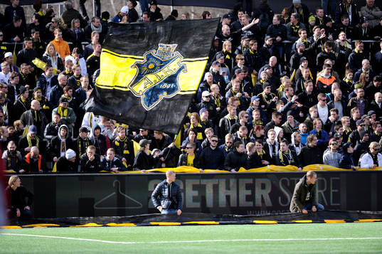 En AIK-flagga