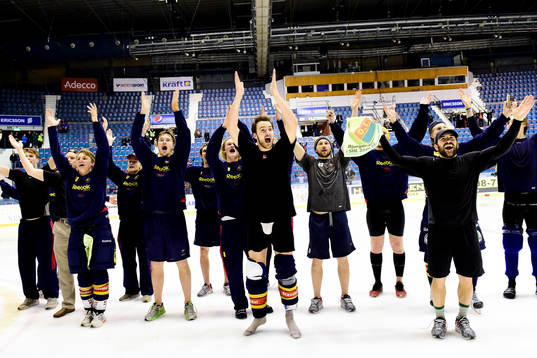Djurgården jublar när laget är klart för SHL nästa