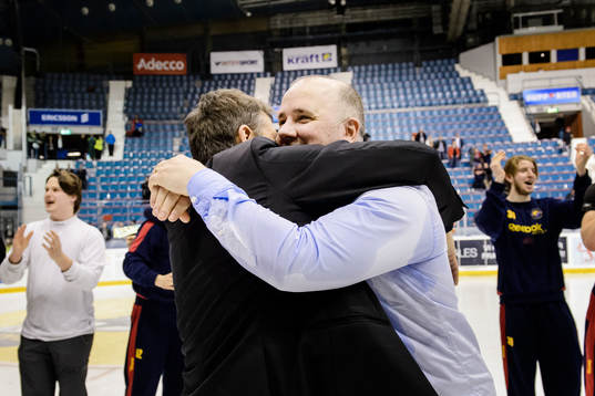 Djurgårdens tränare Hans Särkijärvi och assisterende