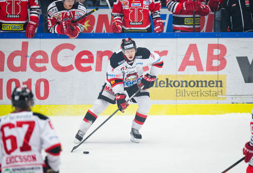 Malmö Redhawks Daniel Viksten gör 0-1 till Malmö och