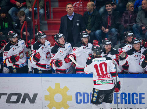 Malmö Redhawks Robin Alvarez gör 0-2 till Malmö och