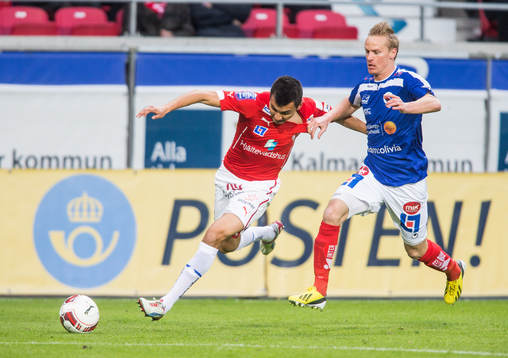 Kalmars Emin Nouri och Åtvidabergs Andreas Dahlén