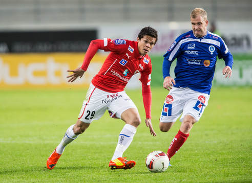 Kalmars Romário Pereira Sipião och Åtvidabergs Kristian