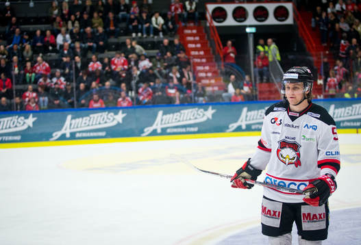 Malmö Redhawks Calle Andersson deppar