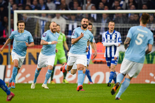 Malmö FFs Guillermo Molins jublar
