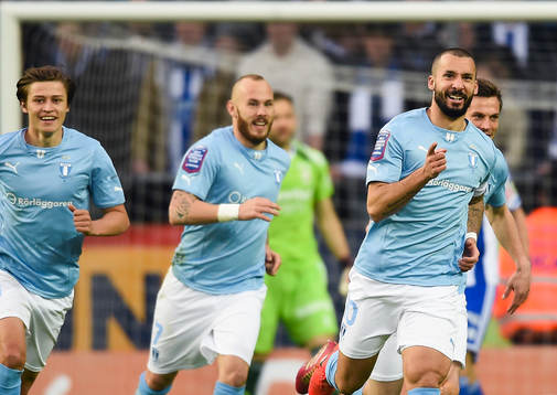 Malmö FFs Guillermo Molins jublar