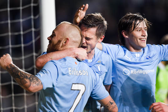 Malmö FFs Markus Rosenberg jublar