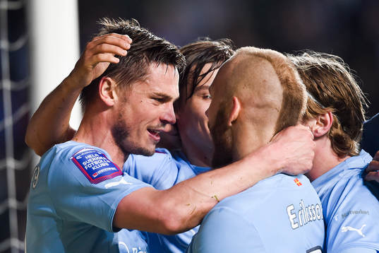 Malmö FFs Markus Rosenberg jublar