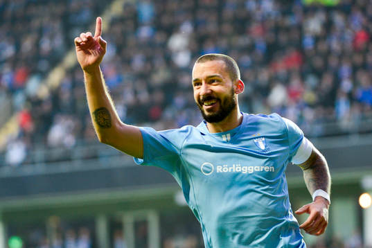 Malmö FFs Guillermo Molins jublar