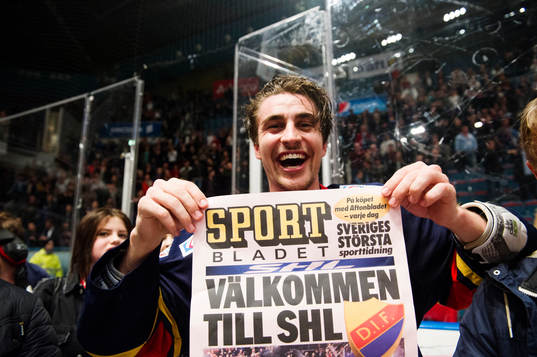 Djurgårdens  Nils Andersson  jublar