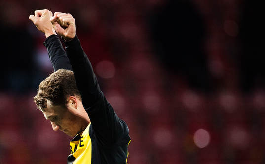 Hammarbys Fredrik Torsteinbø jublar