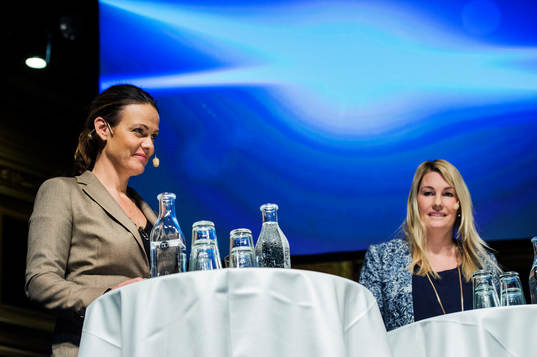 Suzanne Sjögren och Hanna Marklund