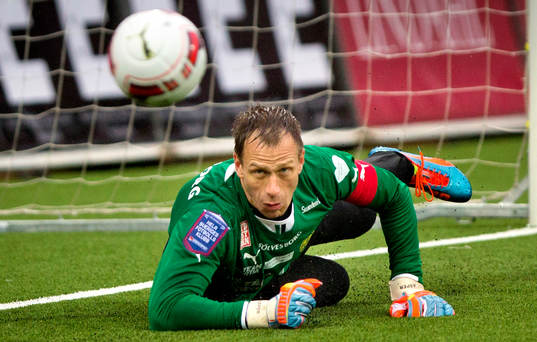 Mjällbys målvakt Mattias Asper