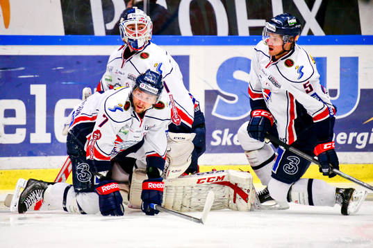 Linköpings Magnus Johansson, Marcus Högberg och Mattias