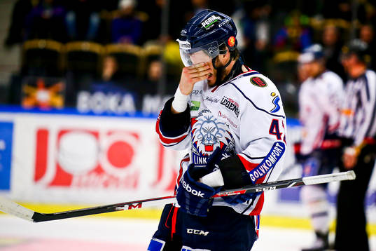 Linköpings Chad Kolarik deppar