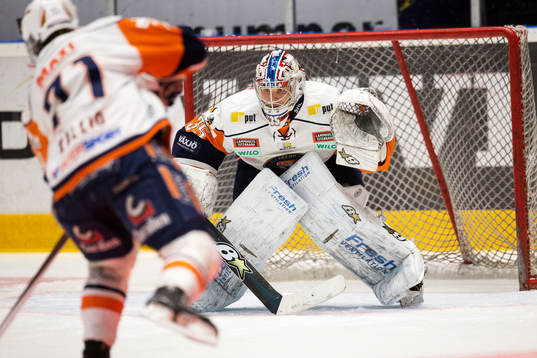 Växjös målvakt Teemu Lassila